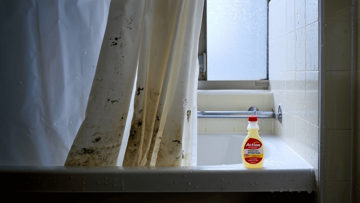 Fini les rideaux de douche couverts de moisissure
: cette invention à 5 € chez Action change tout dans la salle de
bains