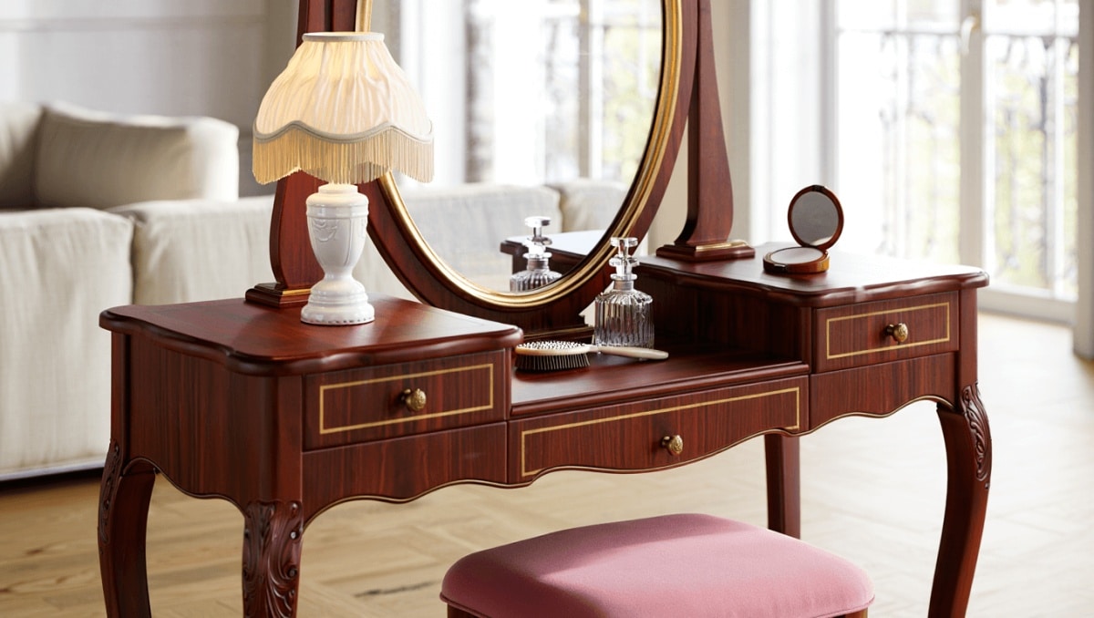 Coiffeuse vintage : ce meuble de grand-mère fait
un retour fracassant dans nos intérieurs… et peut valoir jusqu’à 3
200 € à la revente