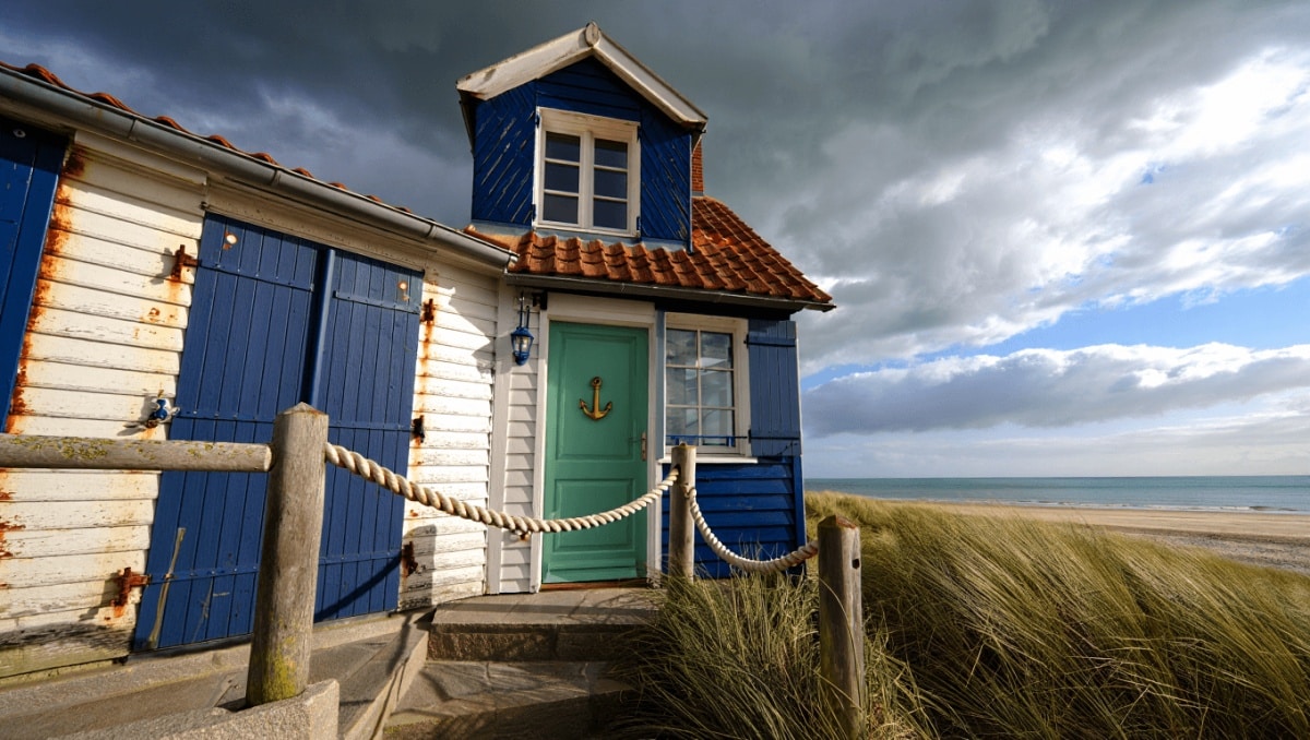 
                Maison de style marin à Belle-Ile-en-Mer 
                            