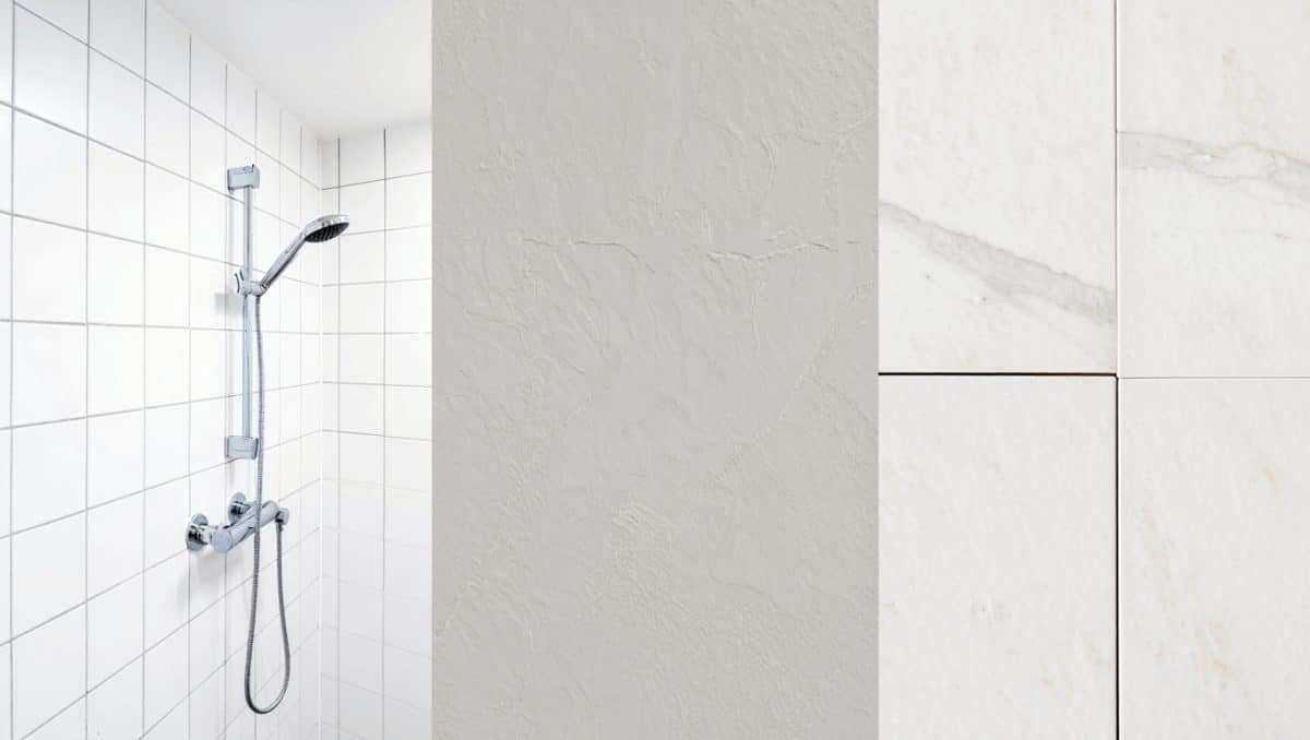 Quel revêtement mural pour la douche ?