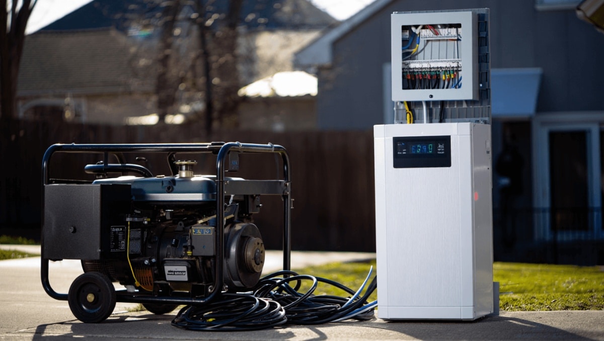 Ces batteries ont remplacé des groupes électrogènes suite à une panne du réseau électrique