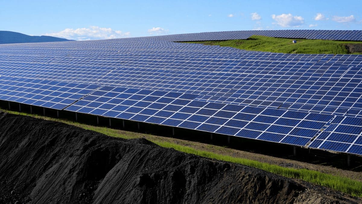 La Chine met en service un parc photovoltaïque géant sur une ancienne mine de charbon