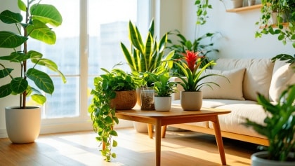 Plantes adaptées salon : créez une atmosphère naturelle selon votre intérieur