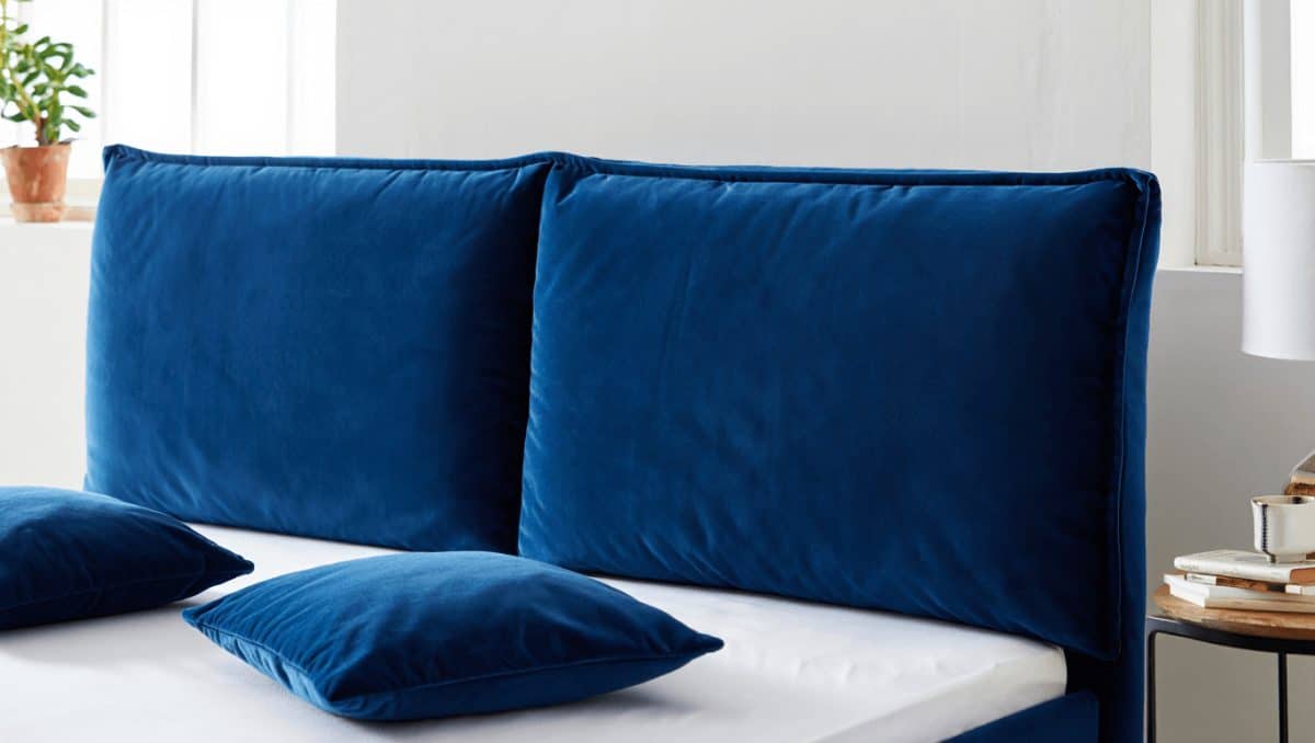 Comment créer une tête de lit en velours ?