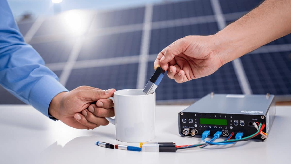 Ce chercheur hacke un onduleur solaire avec un simple aimant caché dans une tasse