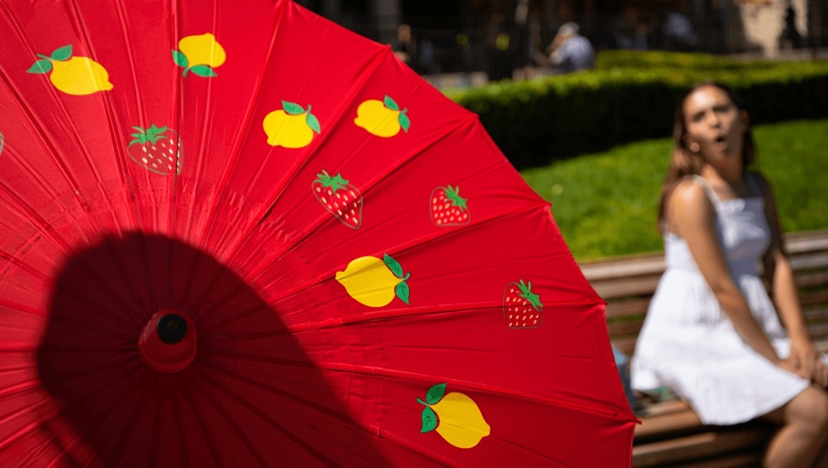 Motifs citrons ou fraises : Action lance le
parasol le plus désirable du printemps, à 9€