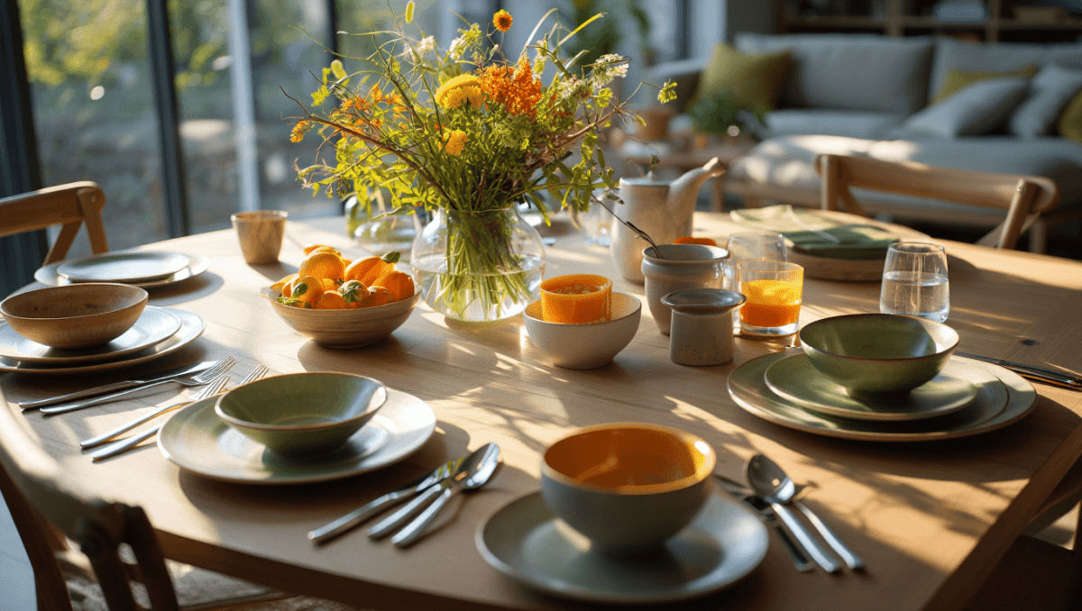 Grès, verre, inox… La nouvelle collection art de
la table signée Habitat s’impose déjà comme un incontournable