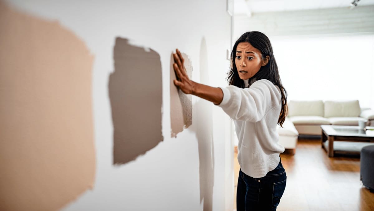 Beige rosé, taupe fumé, sable grisé… ces couleurs
qui vont vite vous faire oublier les murs blancs