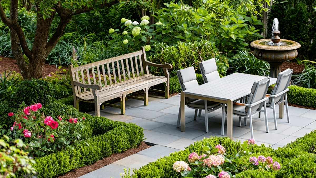 Patio neuf et sans âme : ces 6 idées lui donnent
un vrai charme de jardin anglais en un été