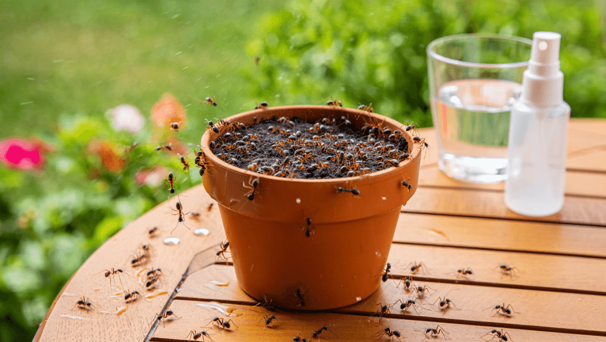 La lutte écologique pour éliminer les fourmis dans vos plantes