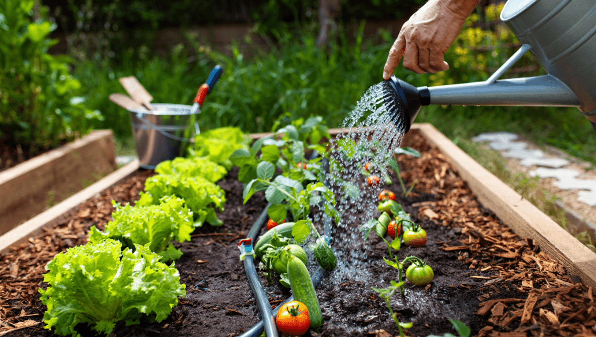Arrosoir, goutte-à-goutte, paillage : les bons réflexes pour un potager qui résiste à la sécheresse