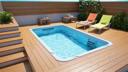 Nos conseils d'aménagement pour une petite piscine