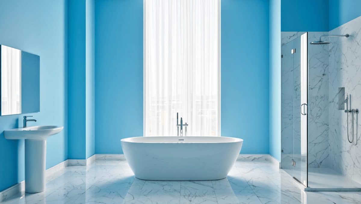 Les plus belles salles de bains bleues déco
