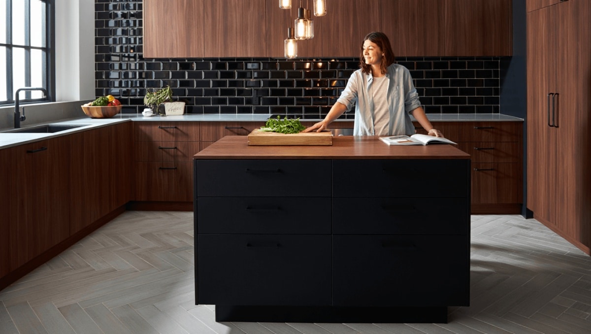 Les plus belles cuisines noir et bois