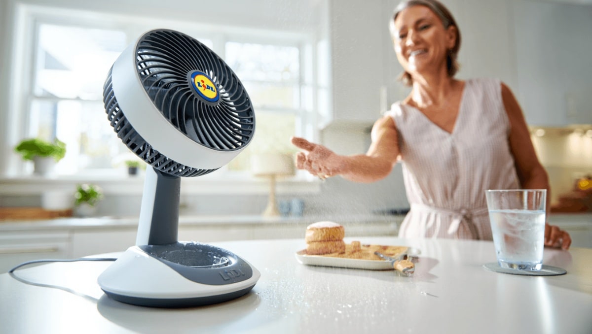À moins de 90 €, cet appareil Lidl pourrait bien
remplacer le ventilateur et la clim pendant les épisodes de forte
chaleur