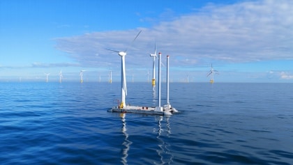 Cette turbine à axe vertical veut révolutionner l'éolien en mer