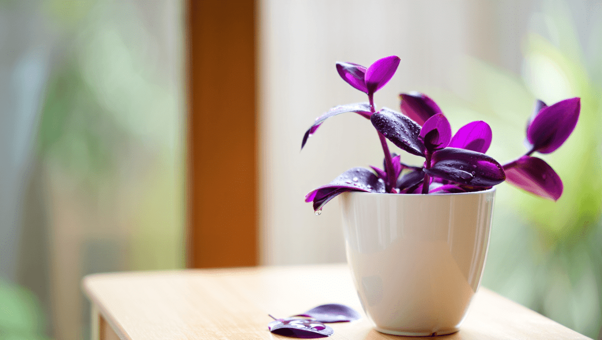 Misère pourpre : entretien, arrosage et bouturage du Tradescantia pallida