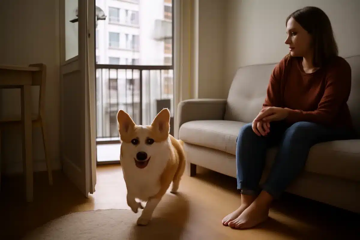 Le Corgi vit-il bien en appartement? — Il s'adapte à des espaces réduits si vous lui offrez des sorties régulières et des activités stimulantes. L'isolement prolongé reste déconseillé pour cette race sociable.