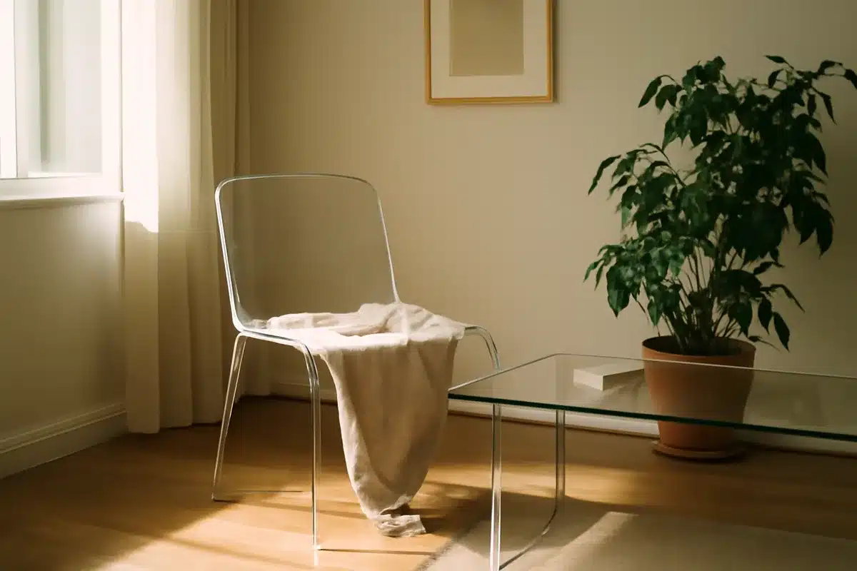 Comment agrandir un petit salon sans pousser les murs grâce aux meubles transparents ?