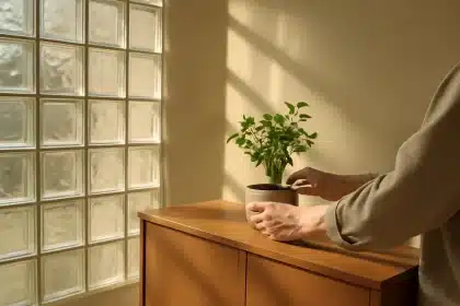 Quel matériau culte des années 80 sépare à nouveau nos pièces et redevient tendance déco?