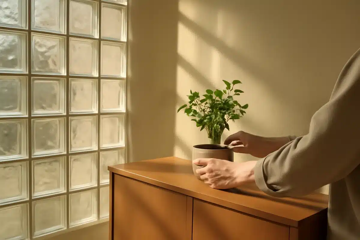 Quel matériau culte des années 80 sépare à nouveau nos pièces et redevient tendance déco?