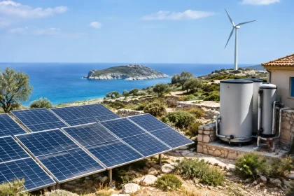 Comment une île grecque est devenue autonome en énergie grâce aux renouvelables et aux batteries ?